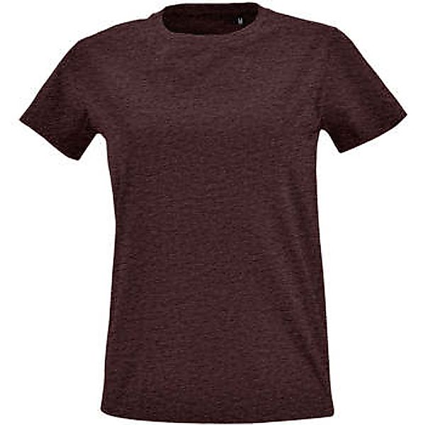 Sols  T-Shirt Camiseta IMPERIAL FIT color Oxblood-100% algodón semi-peinado günstig online kaufen