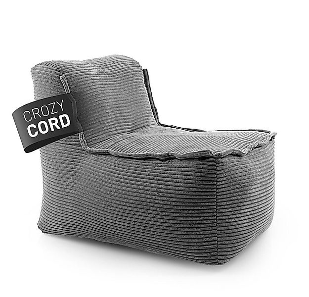 Lumaland Sitzsack Sitzsack-Sofa Modular Cord 54x81x70cm, Sessel abnehmbarer günstig online kaufen
