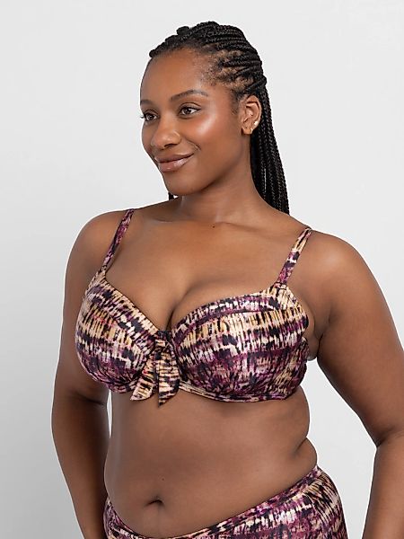 Dorina Bügel-Bikini-Top "Amnesia" Batikmuster günstig online kaufen