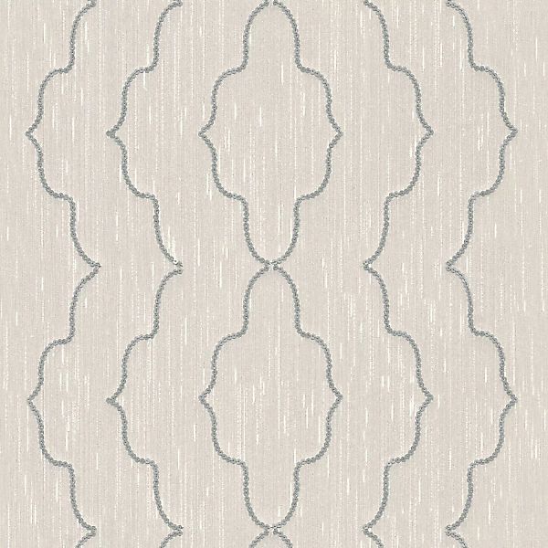 Bricoflor Tapete Metallic Effekt Silber Elegante Pailletten Wandtapete mit günstig online kaufen