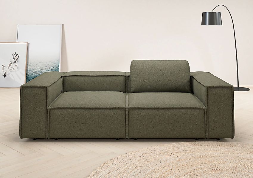 Home affaire 2-Sitzer "Watertown, modernes Sofa 246 cm breit, auch in Feinc günstig online kaufen