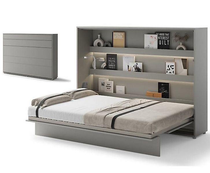 yourhouse24 Schrankbett Bed Concept BC-04 140x200 Wandklappbett Horizontal günstig online kaufen