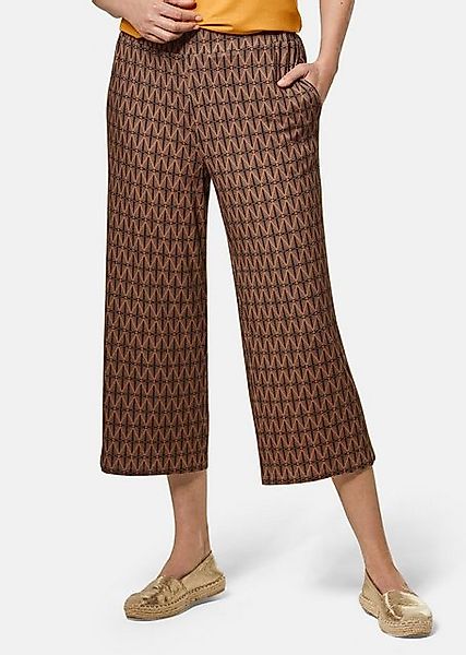 GOLDNER 7/8-Caprijeans Attraktive Druckhose Louisa mit weichem Fall günstig online kaufen