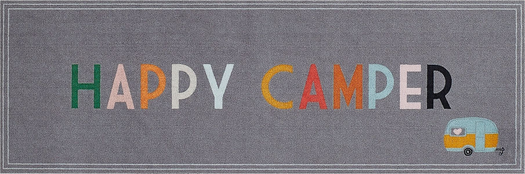my home Läufer »Camping«, rechteckig, 8,5 mm Höhe, mit Schriftzug, ideal fü günstig online kaufen