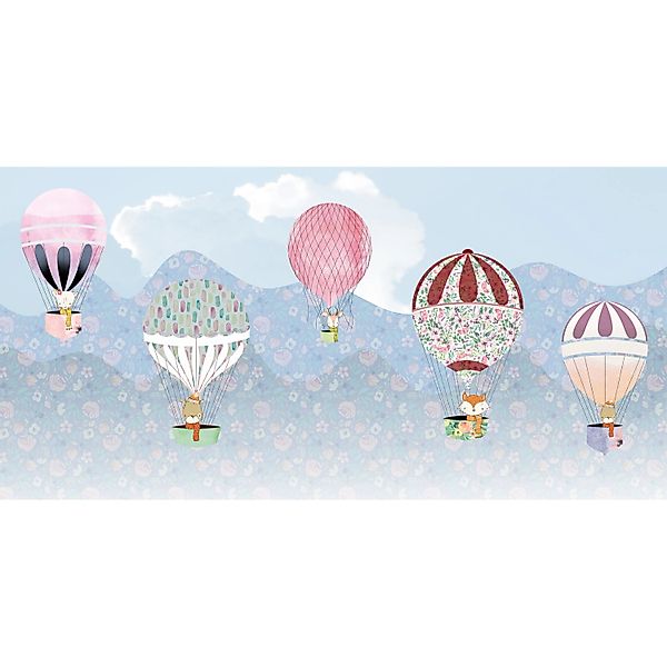 Komar Vliestapete »Digitaldruck Vlies - Happy Balloon - Größe 500 x 250 cm« günstig online kaufen