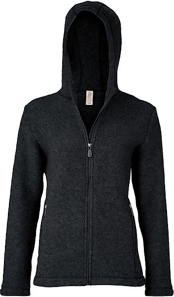 Engel Wolljacke Jacke mit Kapuze Merino Wollfleece Damen günstig online kaufen