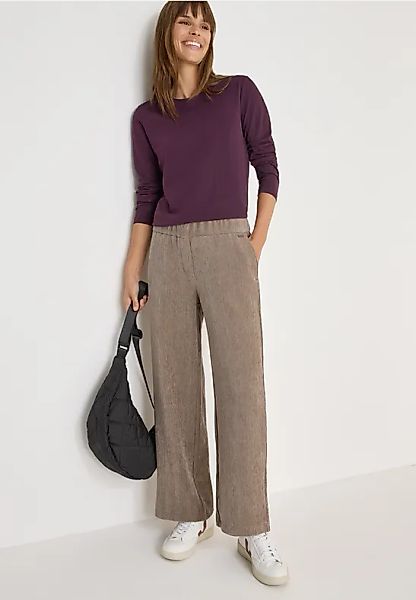 Softe Chenille Wide Leg Hose günstig online kaufen