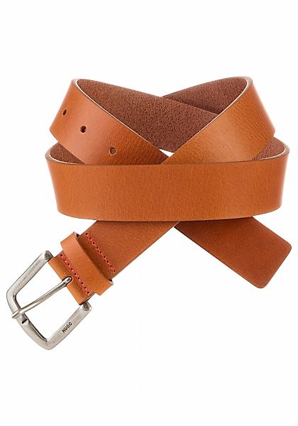 HUGO Ledergürtel "Gordy Sz35", mit Logoprägung an der Schließe günstig online kaufen