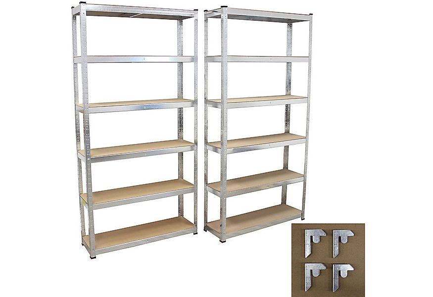 TRUTZHOLM Steckregal Schwerlastregal Steckregal Archivregal Lagerregal Kell günstig online kaufen