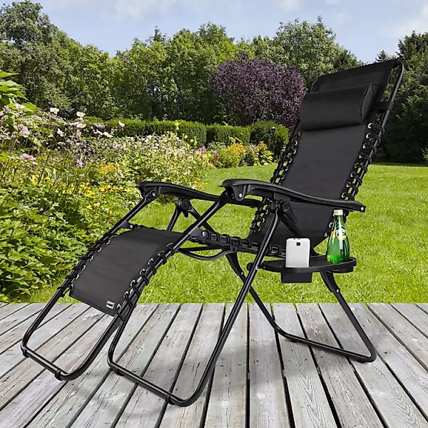 Gartenstuhl Schwarz klappbar günstig online kaufen