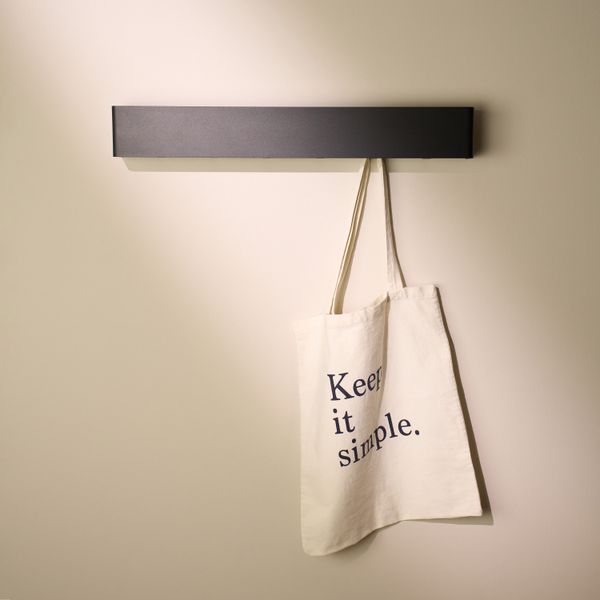 Designfabrik Hamburg Garderobenleiste, Wandgarderobe aus Metall, günstig online kaufen
