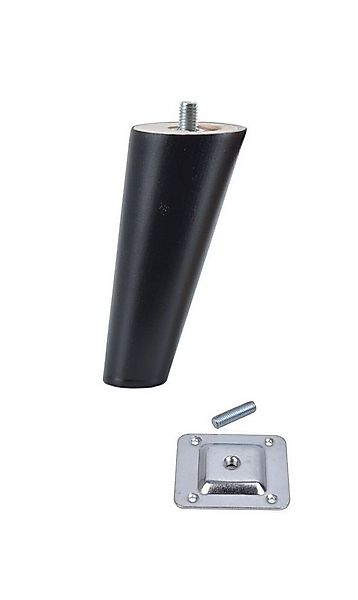 Prima-Online Möbelfuß Holz Schrank Möbelbeine Schräg Gerade Konisch Möbelfü günstig online kaufen