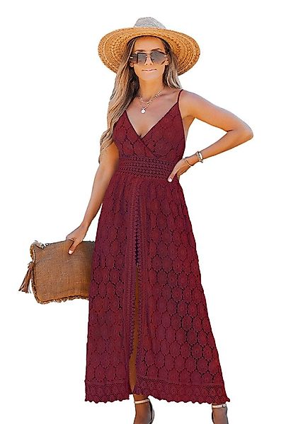 Cupshe Jumpsuit Rückenfreies Maxikleid mit Spaghettiträgern günstig online kaufen
