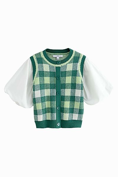 Next Pullunder Lagenlook-Tanktop mit Vichykaros und günstig online kaufen