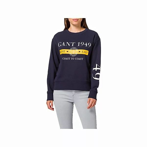 Gant Longpullover blau regular fit (1-tlg) günstig online kaufen