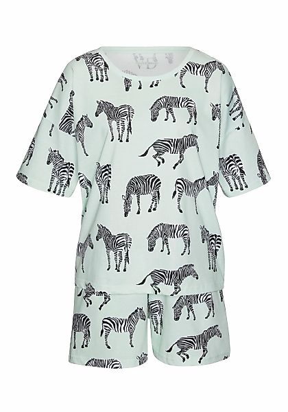 Vivance Dreams Shorty, (2 tlg.), mt Animal Alloverprint günstig online kaufen