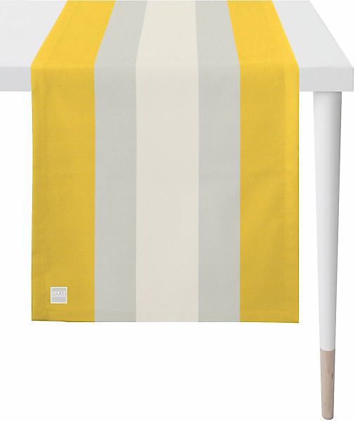 APELT Tischläufer "3962 Outdoor, Sommerdeko, Sommer" Panamastreifen günstig online kaufen