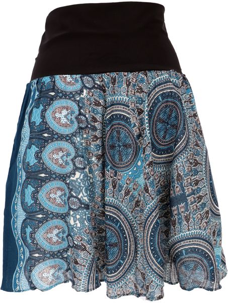 Guru-Shop Minirock Luftiger Minirock, Boho Sommerrock günstig online kaufen