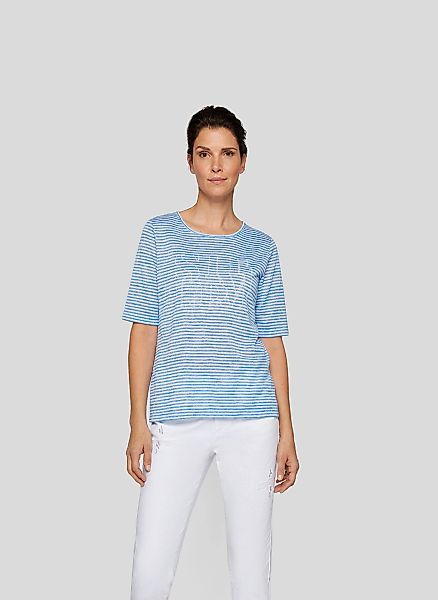 Rabe Rundhalsshirt, im Streifenlook und mit Nieten günstig online kaufen