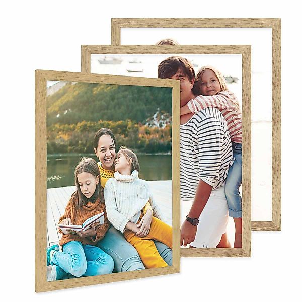 PHOTOLINI Bilderrahmen 3er Set breite Rahmen, günstig online kaufen