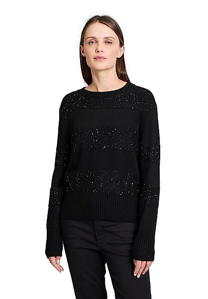 Betty&Co Strickpullover Damen mit Pailletten (1-tlg) Glitzer günstig online kaufen