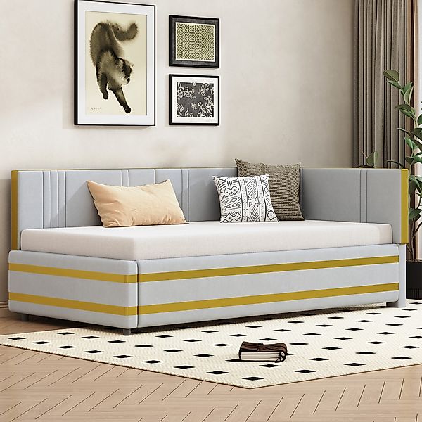 Merax Daybett, Polsterbett Samt Sofabett 90x200cm günstig online kaufen