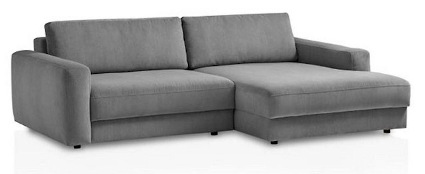 Feldmann-Wohnen Ecksofa Bogota, Bogota 1 Teile, 250x176x84cm grau Recamiere günstig online kaufen