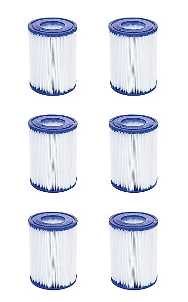 Bestway Pool-Filterkartusche Bestway 6er Set Filterkartuschen günstig online kaufen