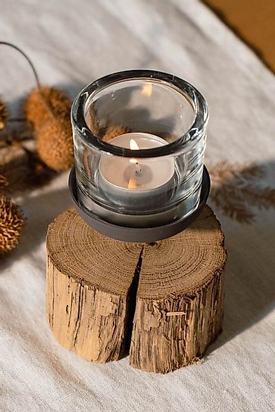 Wohnmanufactur Grünberger Windlicht Windlicht - BALANCE - holz antik günstig online kaufen