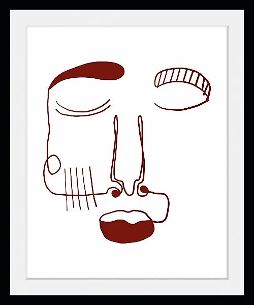 queence Bild »Sydney«, Abstrakt-Kunst-Figuren-Gesicht, (1 St.), HD Premium günstig online kaufen