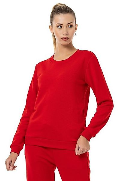 RedBridge Sweatshirt Red Bridge Damen Sweatshirt Rundhals Pullover Rot M Pr günstig online kaufen