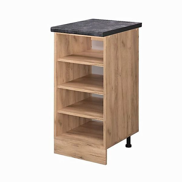 Vicco Unterschrank R-Line, Goldkraft Eiche/Goldkraft Eiche, 40 cm, AP Anthr günstig online kaufen