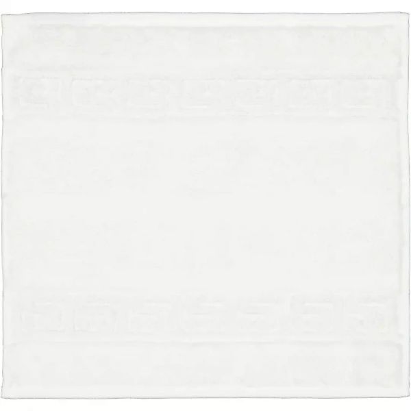 Cawö - Noblesse Uni 1001 - Farbe: 600 - weiß - Seiflappen 30x30 cm günstig online kaufen