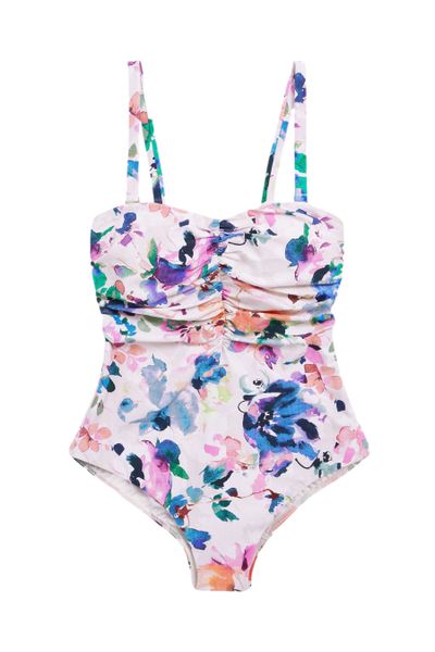 Next Badeanzug Trägerloser Bauchweg-Badeanzug DD+ mit günstig online kaufen