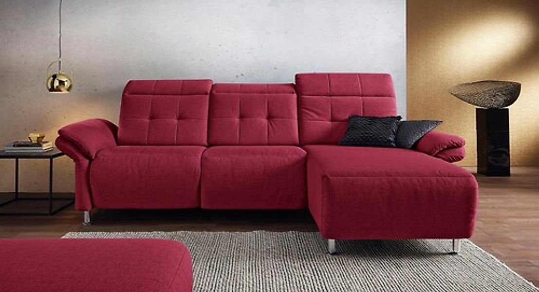 Home affaire Ecksofa »Manhattan L-Form« 2 Sitze mit elektrischer Relaxfunkt günstig online kaufen