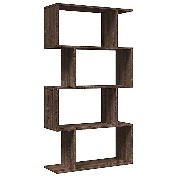 vidaXL Bücherregal Raumteiler-Bücherregal 4 Böden Braun günstig online kaufen