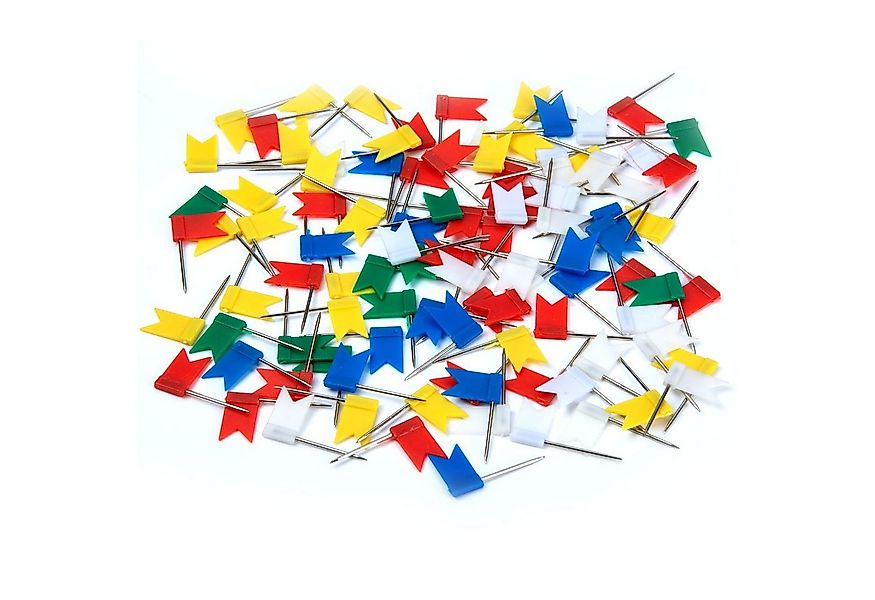 Goods+Gadgets Pinnwand Markierungsfähnchen 100 Stück, Kork-Wand Markierungs günstig online kaufen