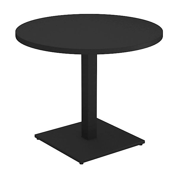 emu - Round Gartentisch Ø90cm - schwarz/pulverbeschichtet/H x Ø 75x90cm günstig online kaufen