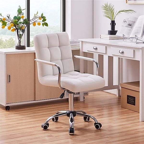Yaheetech Drehstuhl höhenverstellbar Chefsessel, ergonomischer Bürostuhl günstig online kaufen