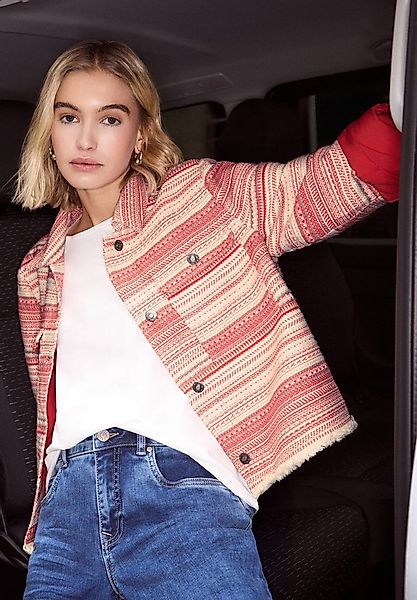 STREET ONE STUDIO Blouson mit buntem Streifenmuster günstig online kaufen