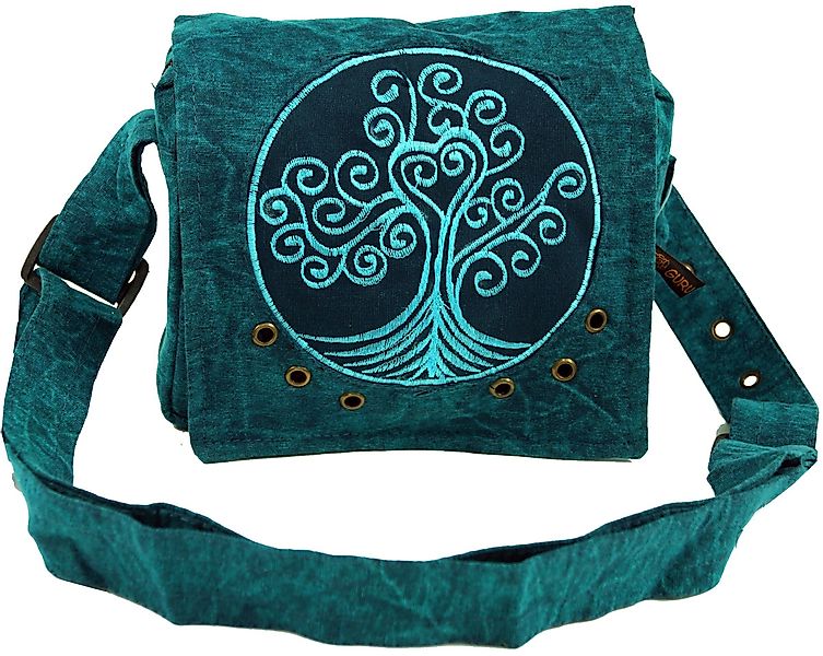 Guru-Shop Schultertasche Ethno Schultertasche, Nepaltasche Stonewash.. günstig online kaufen