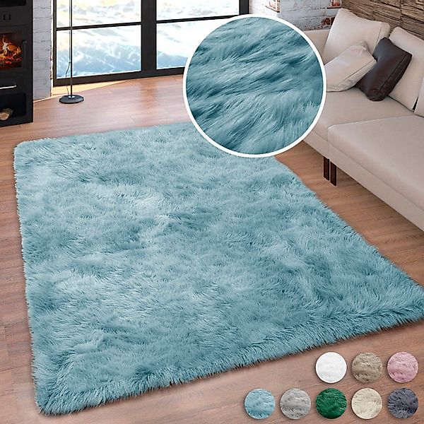 my home Hochflor-Teppich Valeria Fellteppich kuschelig, günstig online kaufen