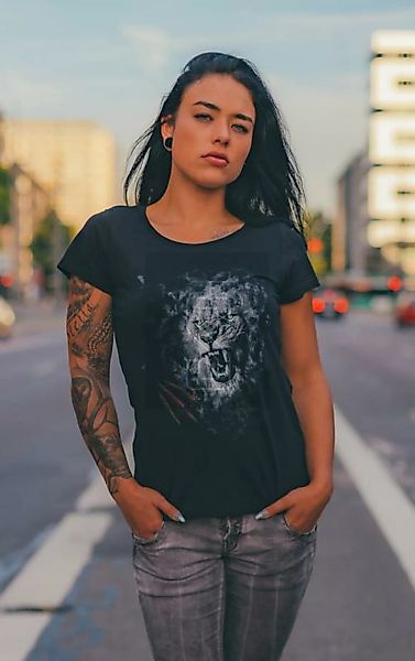 Damen T-Shirt Lion LÃ¶wenkopf günstig online kaufen