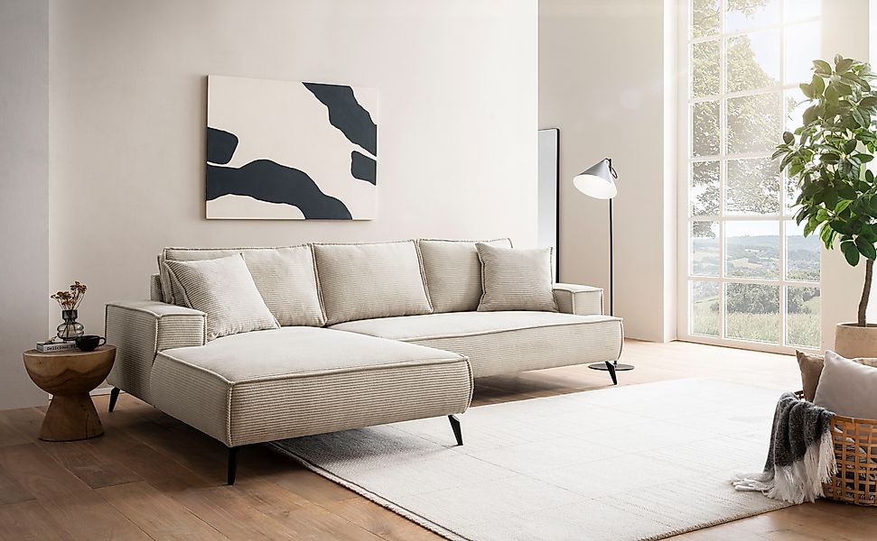 andas Ecksofa TVINNU, L-Form in Cord, günstig online kaufen