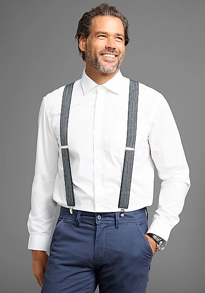 Mans World Hosenträger, in klassischer X-Form & bequemer Breite & extra Län günstig online kaufen