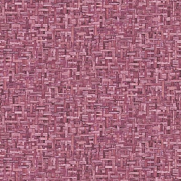 Bricoflor Lila Tapete in Stroh Optik ausgefallene Vlies Holztapete in Viole günstig online kaufen