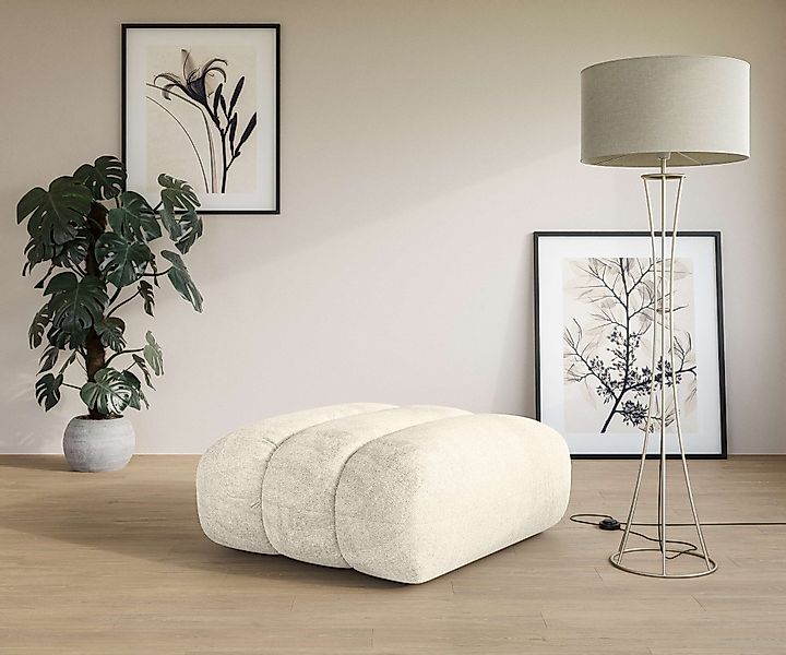 LeGer Home by Lena Gercke Polsterhocker "Priya Sitzhocker, moderne Steppung günstig online kaufen