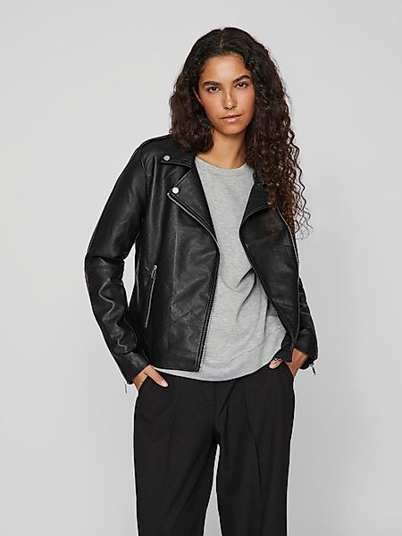 Vila Lederimitatjacke VICARA COATED JACKET - günstig online kaufen