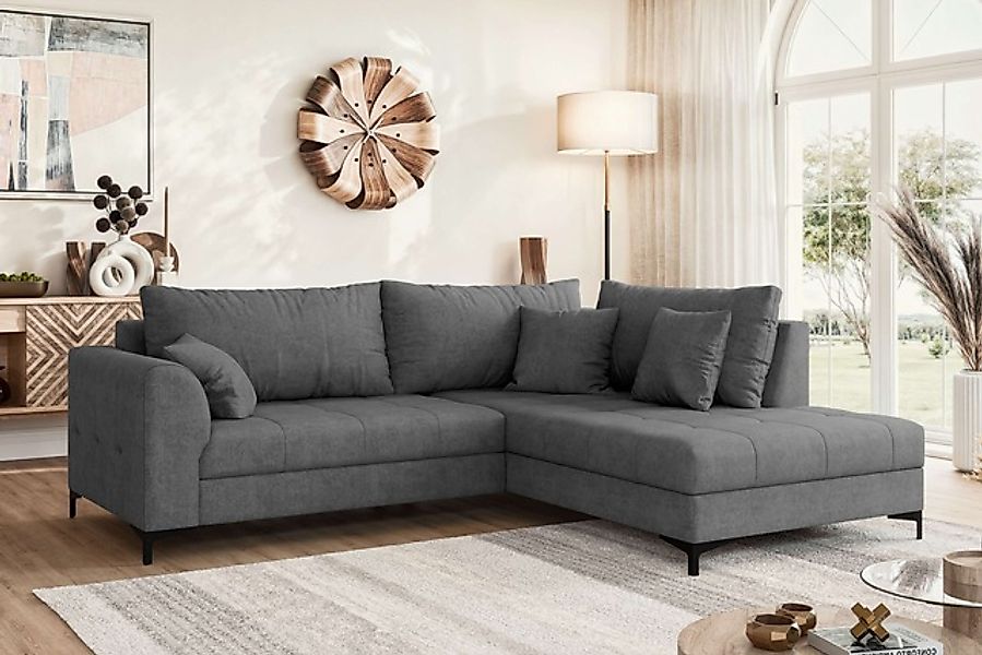 OTTO home Ecksofa »LEEVKE Design-Sofa mit Ottomane rechts/links bestellbar, günstig online kaufen
