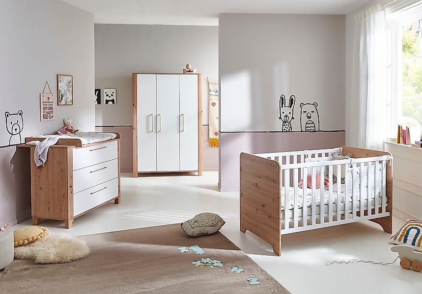 arthur berndt Babyzimmer-Komplettset "Babyzimmer Set "Marlon" 3-teilig", (S günstig online kaufen